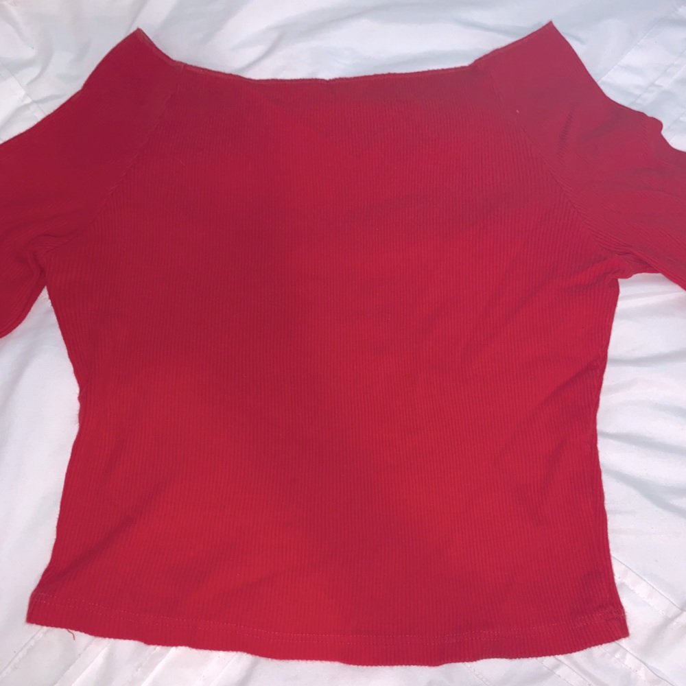 Brandy red long sleeve